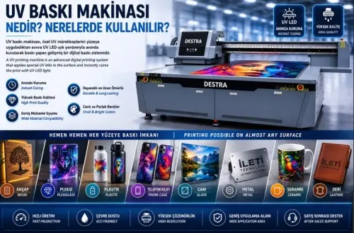 UV Baskı Makinası Nedir? Nerelerde Kullanılır?