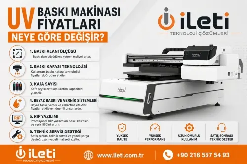 UV Baskı Makinası Fiyatları Neye Göre Değişir? | İleti Teknoloji