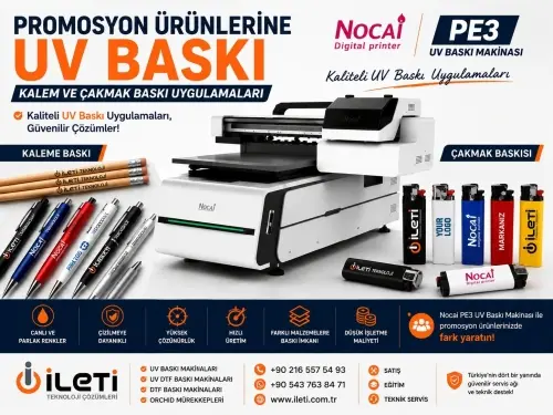 Promosyon Ürünlerine UV Baskı Nasıl Yapılır? Kalem ve Çakmak Baskı Uygulamaları