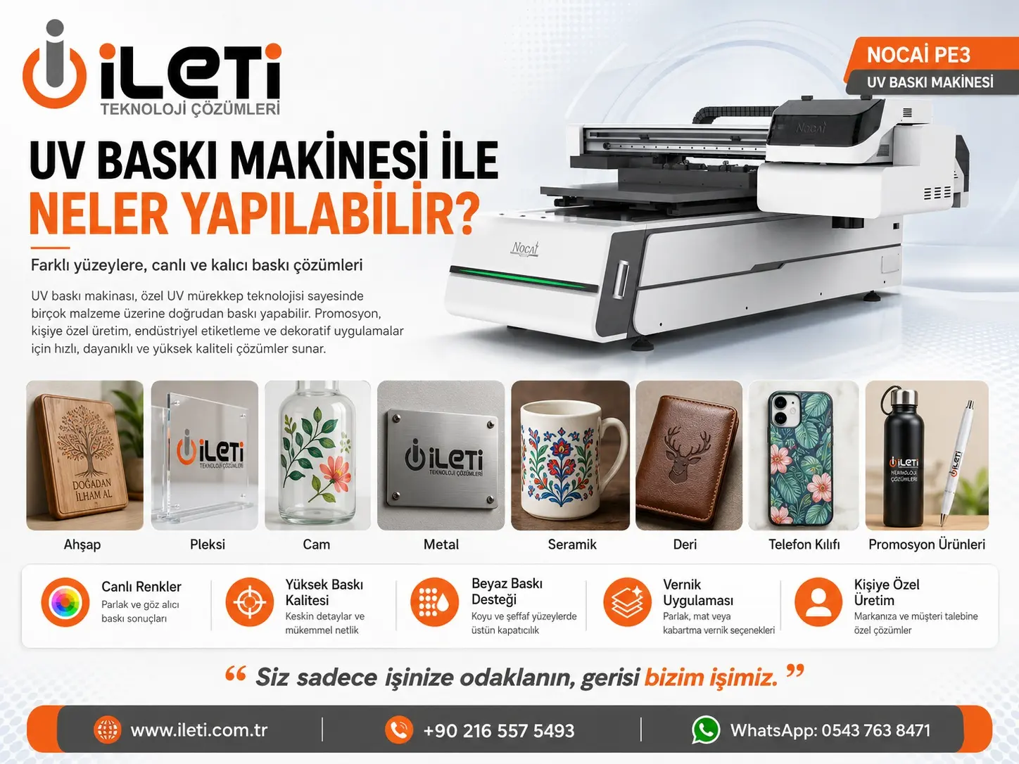 UV Baskı Makinesi ile Neler Yapılabilir?