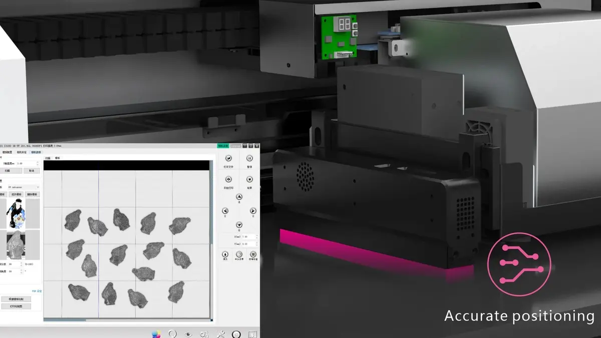 Nocai NC-UV9060MAX görsel konumlandırmalı UV baskı makinası